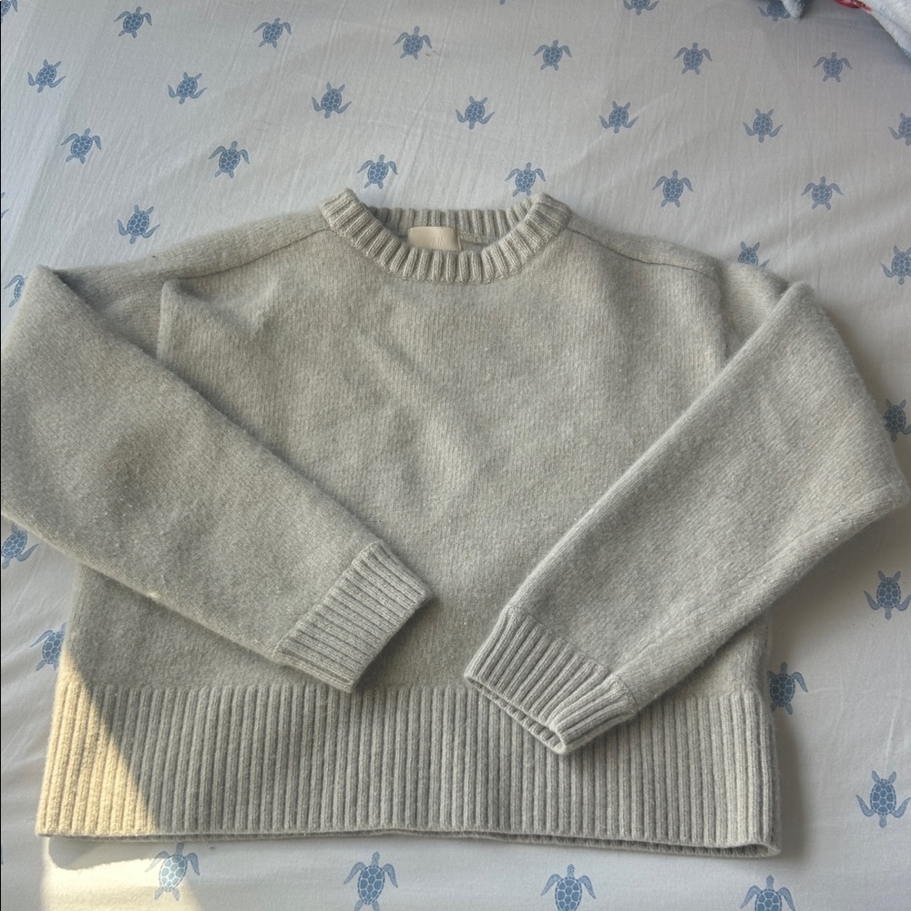 H&M Light Gray Cashmere/wool Sweater